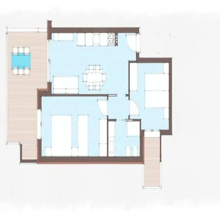 Bright With Private Terraces * Bibione